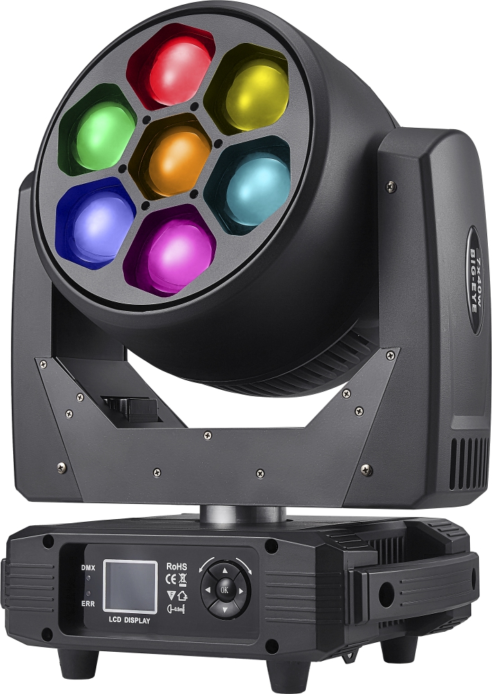  LED 7顆40W大蜂眼搖頭燈